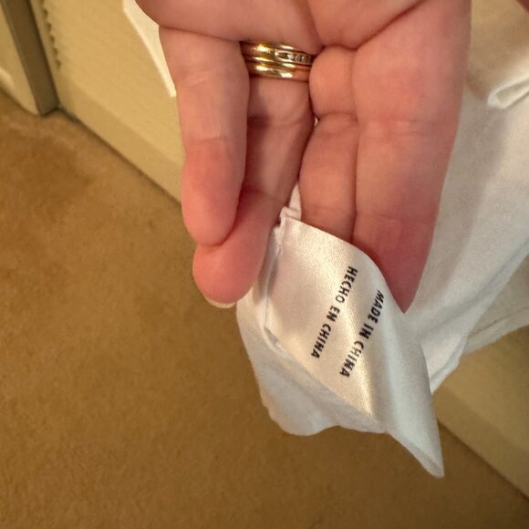 Boutique White Cotton Sundress - Picture 6 of 6